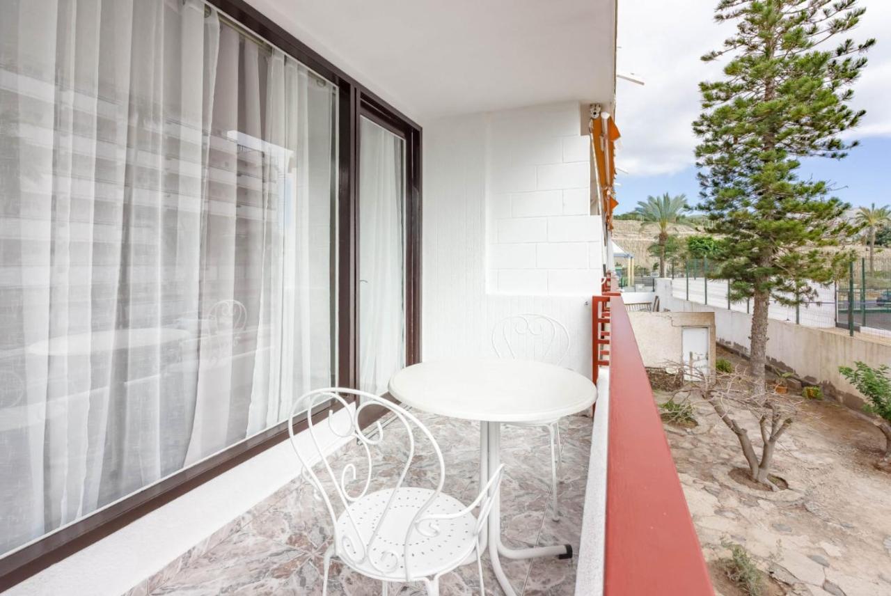 Tenerife Olympia Apart Hotel-Playa De Las Americas. Balcony, Sea View & Pool Exterior foto
